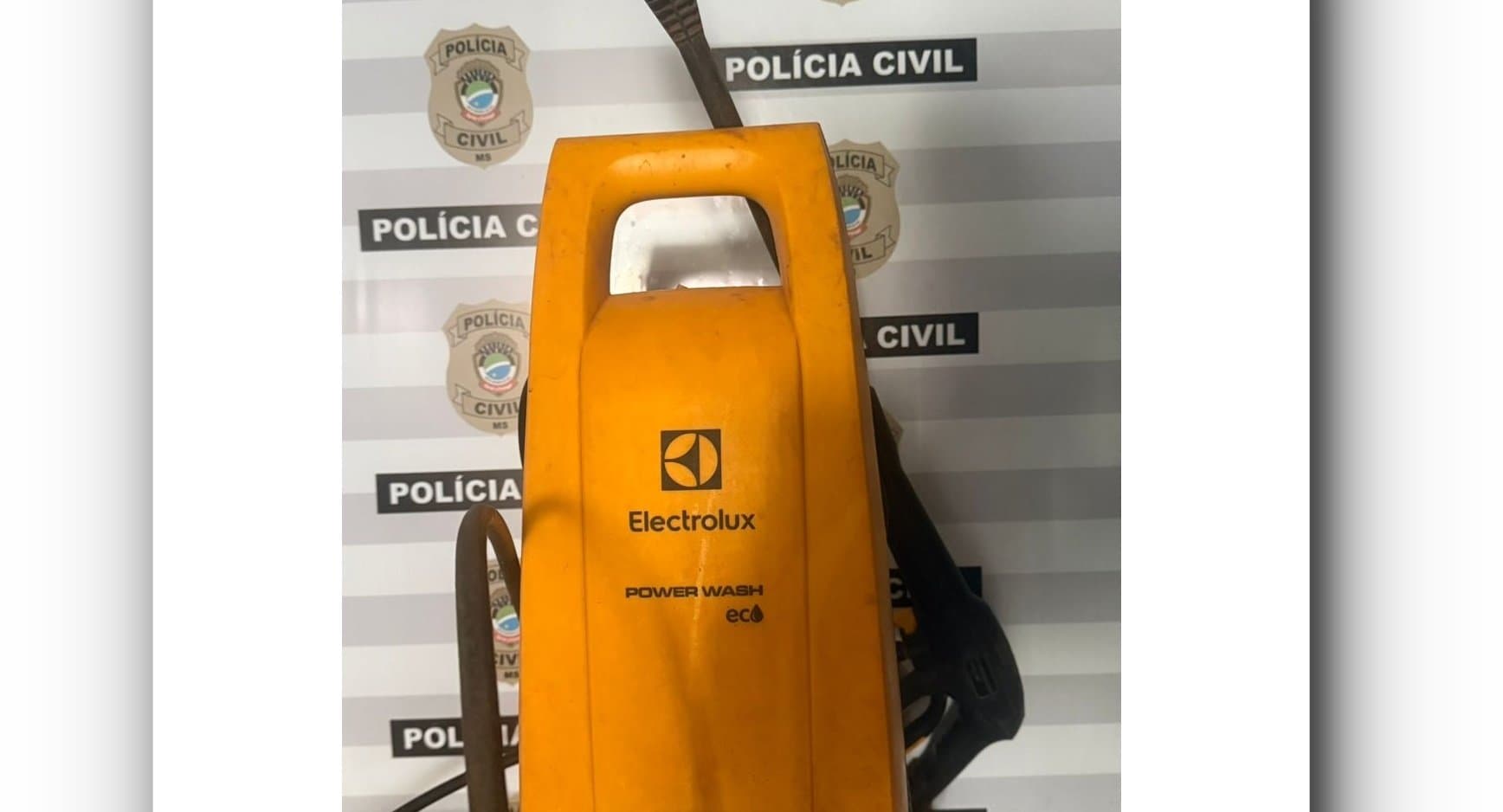 Polícia Civil recupera lavadora de alta pressão furtada e esclarece crime em Batayporã