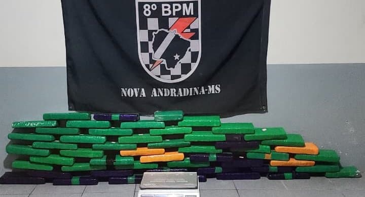 Polícia Militar apreende mais de 46 quilos de maconha em Batayporã