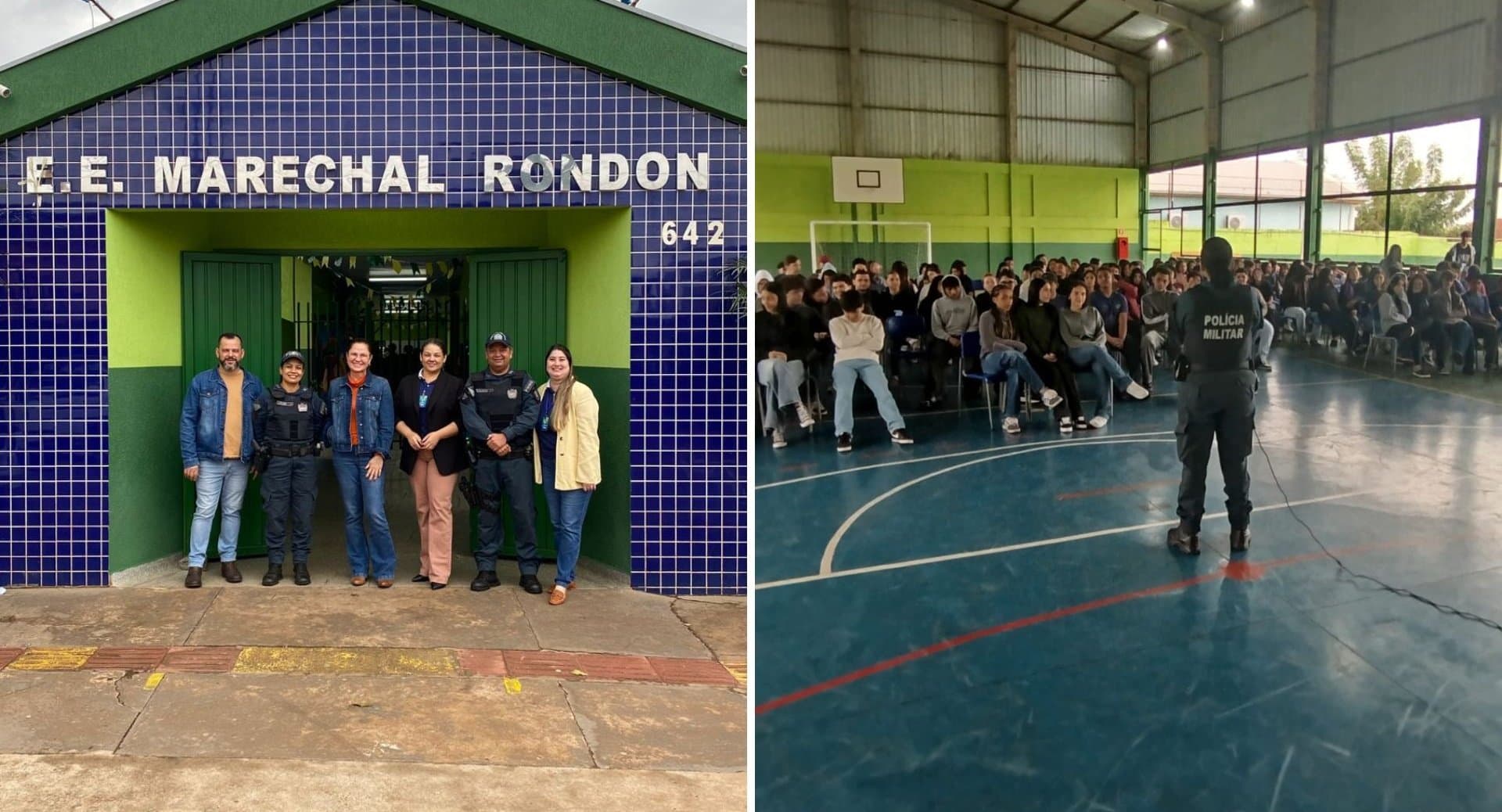 PM promove palestra sobre violência doméstica e cigarros eletrônicos em Nova Andradina