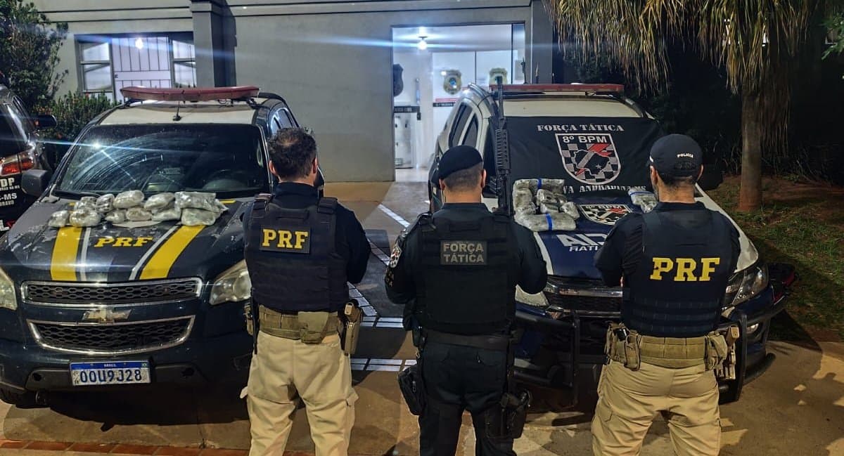 Mulher é presa e adolescente apreendida com mais de 17 quilos de drogas em hotel de Nova Andradina