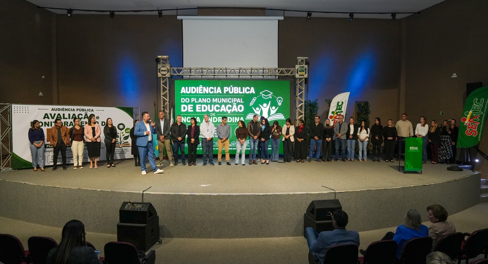 Audiência Pública reúne mais de 200 pessoas para avaliar o Plano Municipal de Educação em Nova Andradina