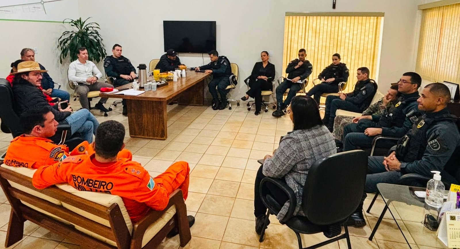 Reunião em Batayporã alinha esquema de segurança e logística para a Festa do Sereno