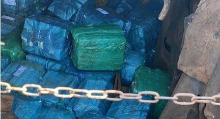 PRF e PF apreendem 1,4 tonelada de maconha na divisa entre MS e PR