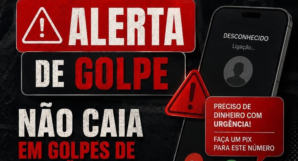 PM alerta sobre golpes aplicados por meio de ligações e mensagens solicitando dinheiro ou transferências via PIX