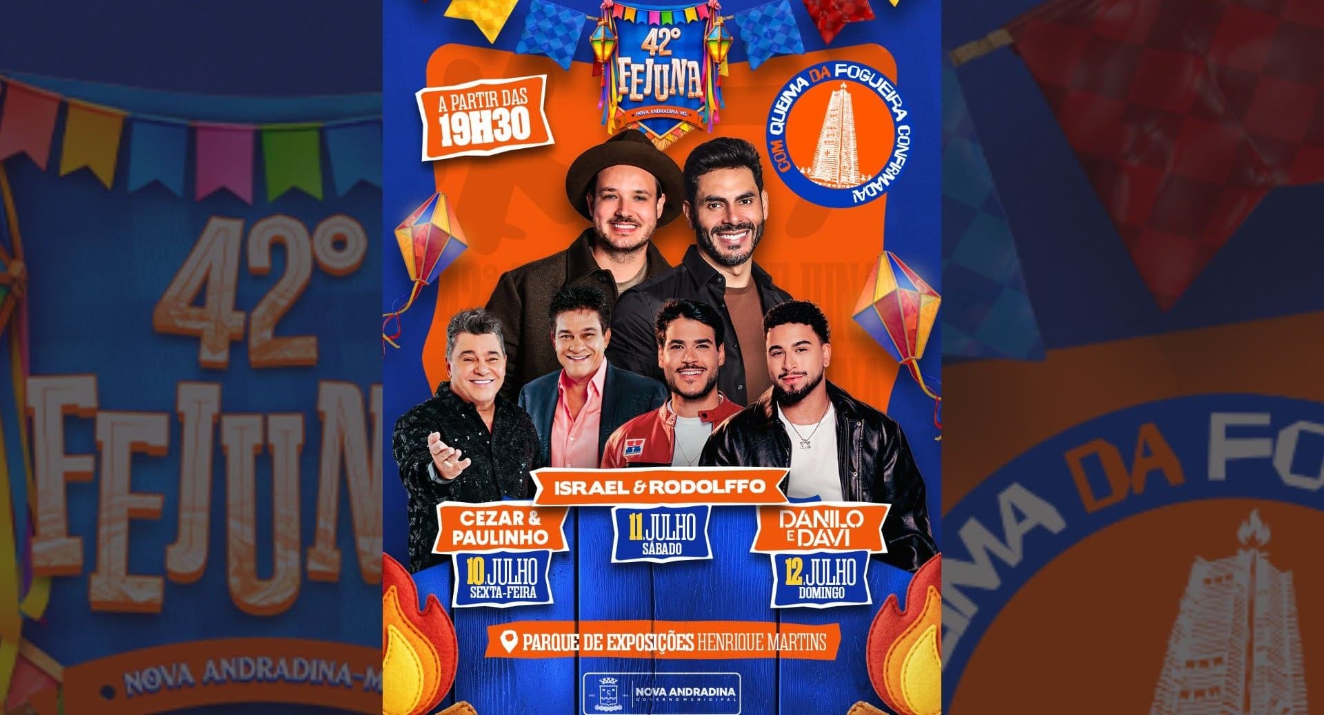 Nova Andradina - 42ª Fejuna volta ao Parque de Exposições com grandes shows do cenário sertanejo