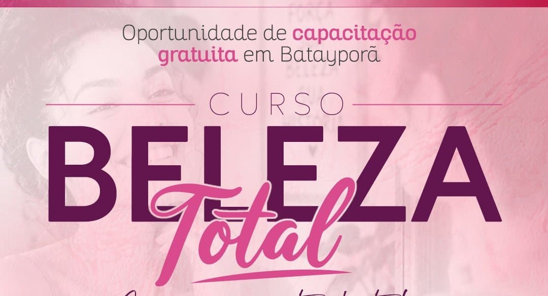 Curso gratuito vai capacitar mulheres em técnicas de beleza e cuidados pessoais em Batayporã