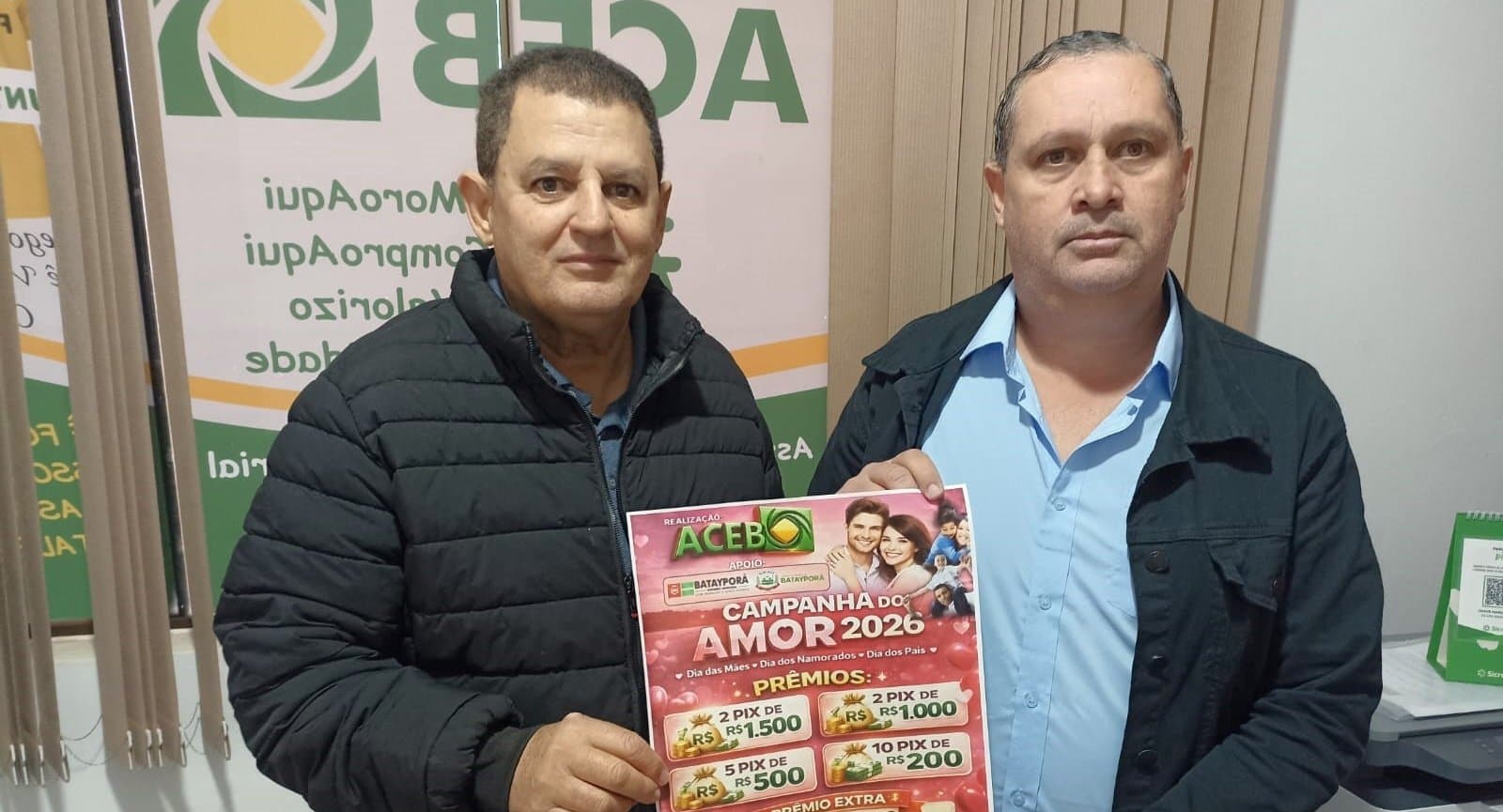 Batayporã: presidente da ACEB reforça convite para participação na Campanha do Amor 2026