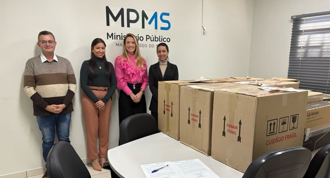 MPMS destina computadores para projeto de inclusão digital na zona rural de Ivinhema
