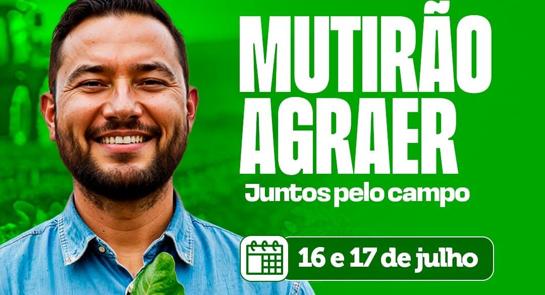 Mutirão Agraer Juntos Pelo Campo leva mais de 30 serviços gratuitos a Nova Casa Verde