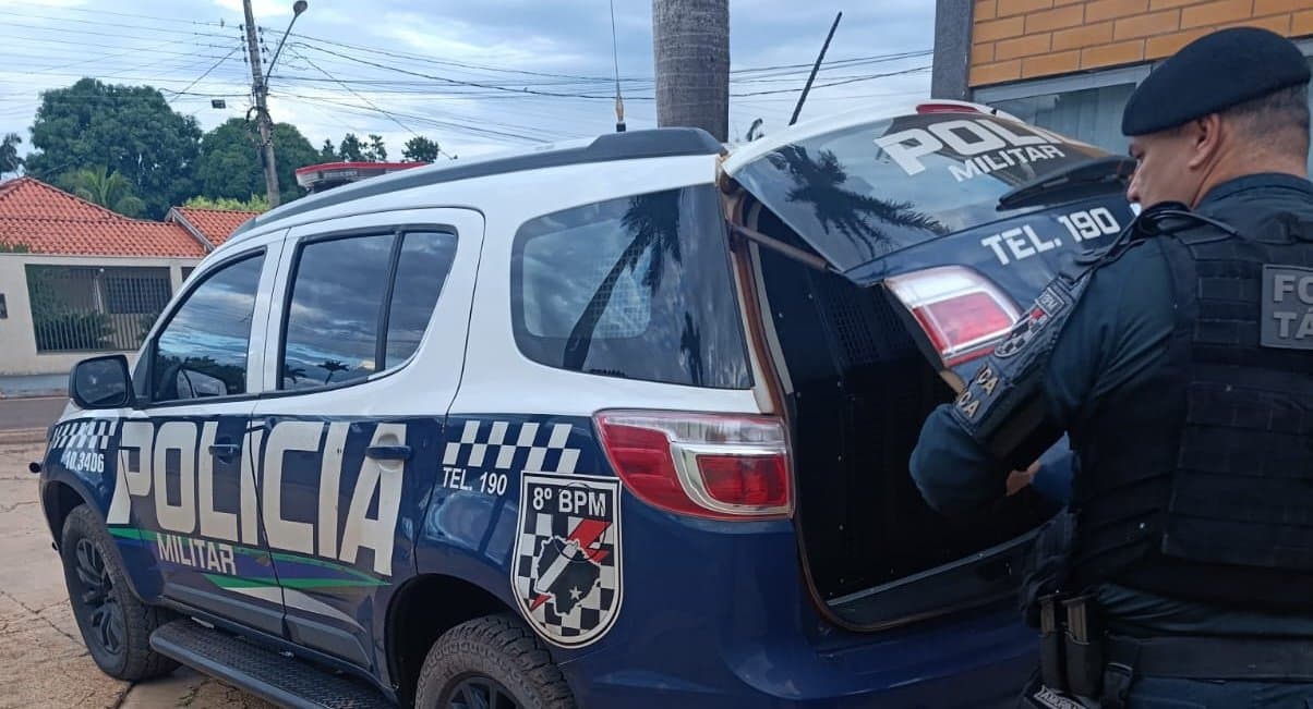Equipe da Força Tática cumpre mandado de prisão na região central de Batayporã