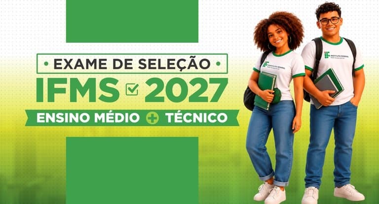 Abertas inscrições para cursos técnicos integrados do IFMS em Nova Andradina e mais 11 municípios