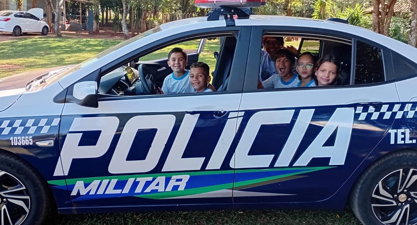 8º BPM realiza palestra para para crianças atendidas pelo Projeto Anjo da Guarda, em Nova Andradina