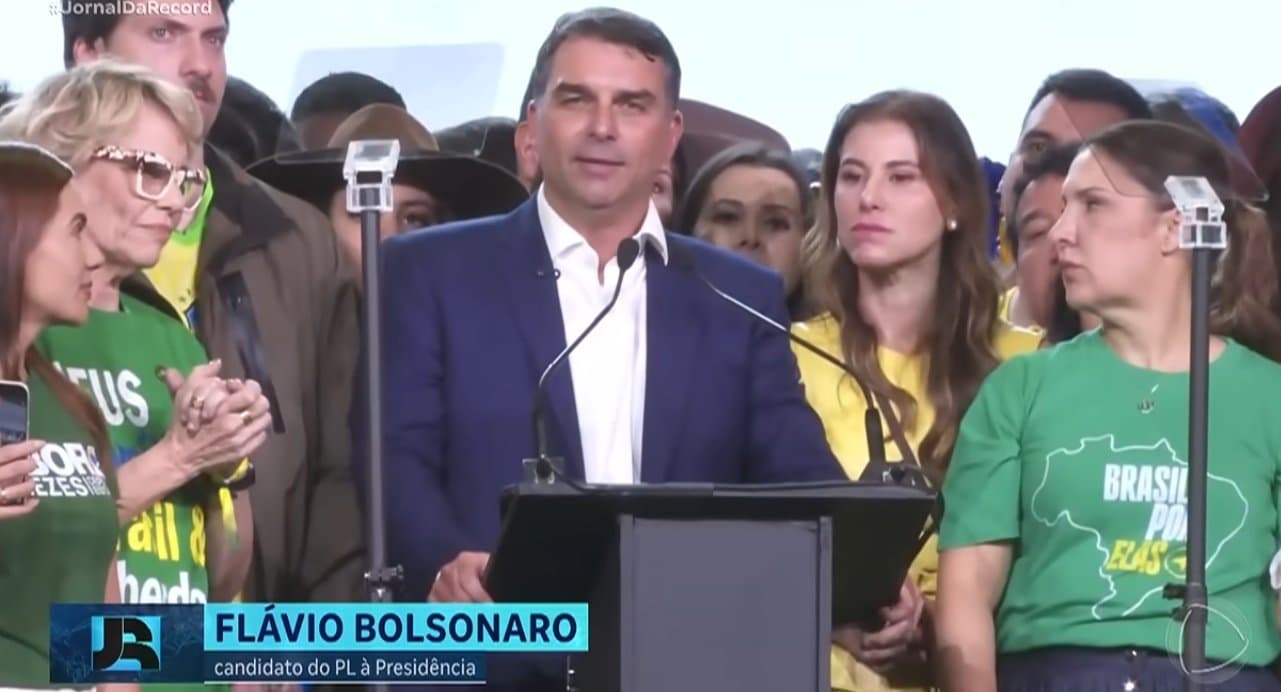 PL oficializa candidatura de Flávio Bolsonaro à Presidência da República
