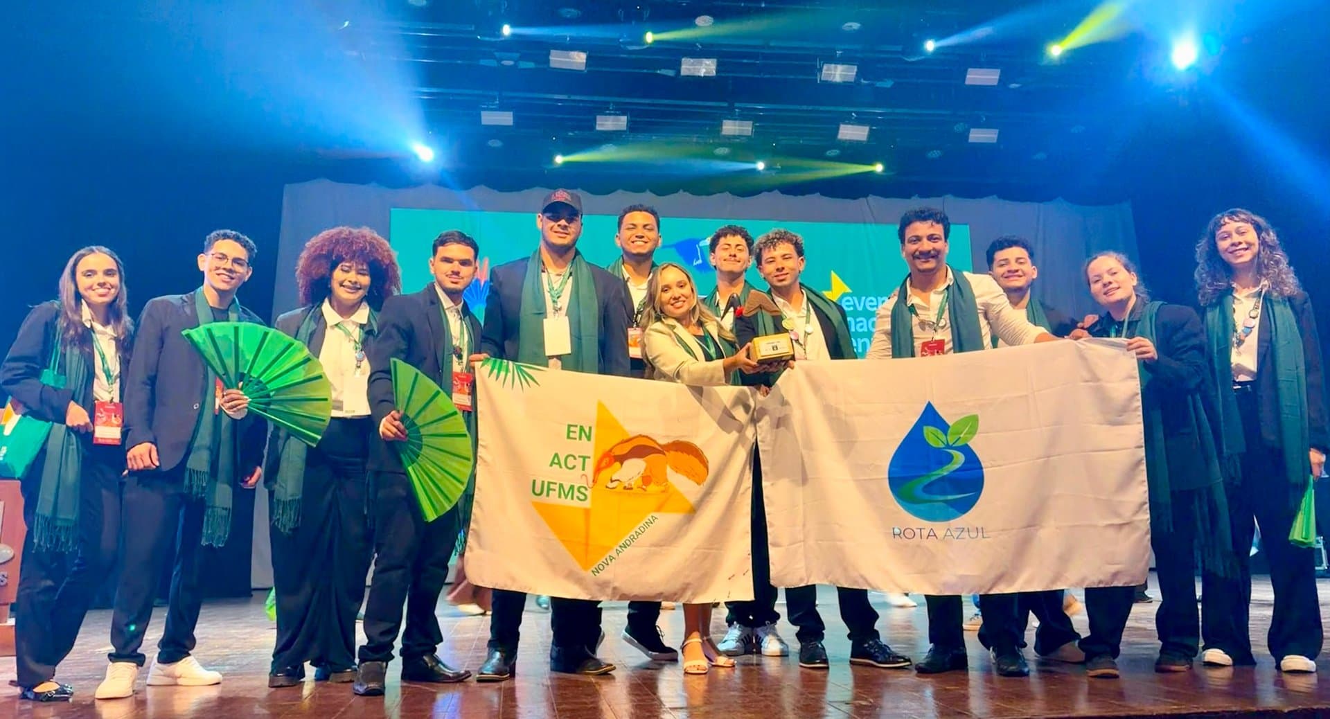 Time Enactus UFMS Nova Andradina faz história no maior evento de empreendedorismo jovem do Brasil