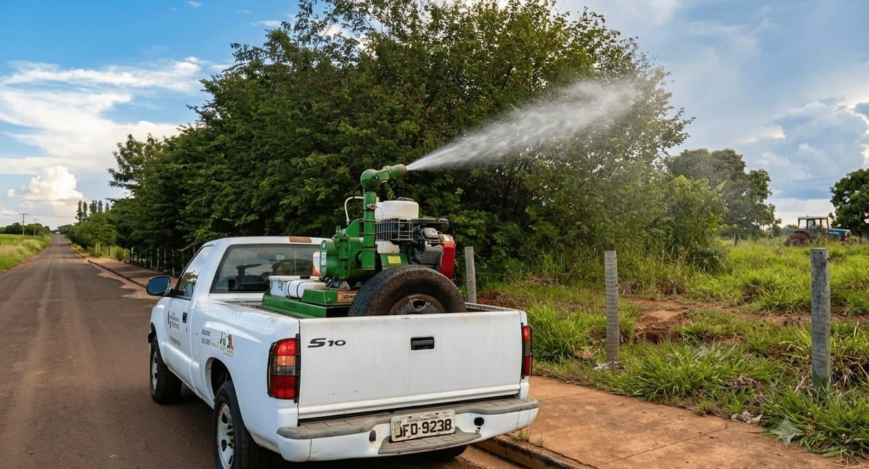 Saúde de Nova Andradina intensifica combate ao Aedes aegypti com aplicação de fumacê