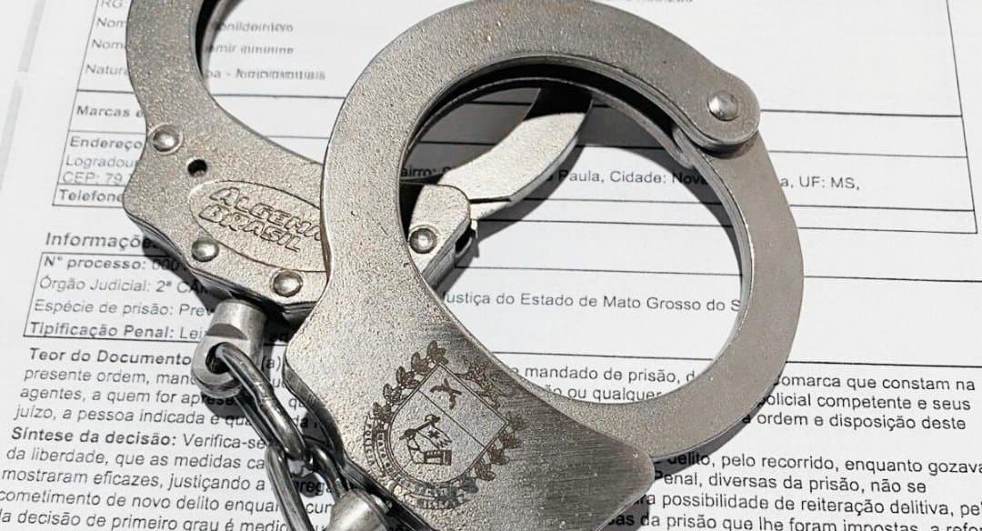 Homem condenado por tráfico de drogas é preso pela PM em Nova Andradina