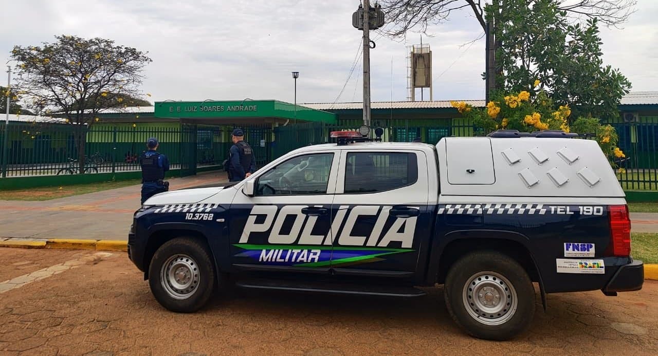 Equipes do 8º BPM seguem com ações de policiamento escolar nas unidades educacionais da região