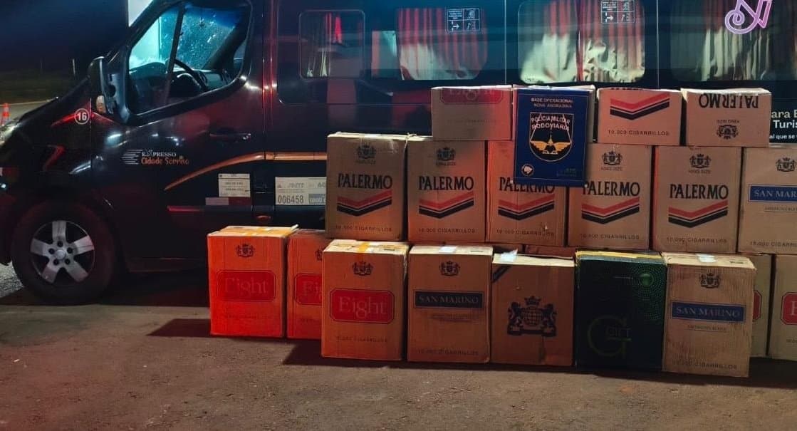 Polícia apreende mais de mil pacotes de cigarros contrabandeados em Nova Andradina
