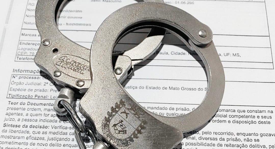 Homem é preso pela Polícia Militar acusado do descumprimento de medida protetiva em Ivinhema