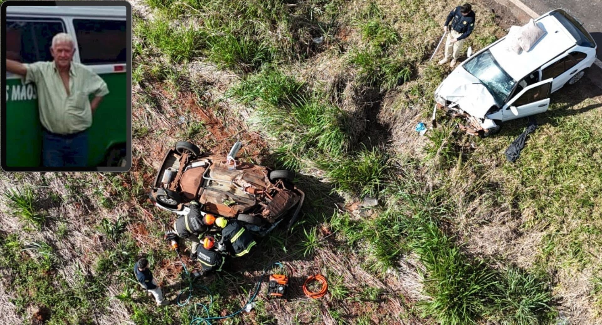 Identificado homem que morreu vítima de grave acidente na BR-376, próximo a Vila Amandina