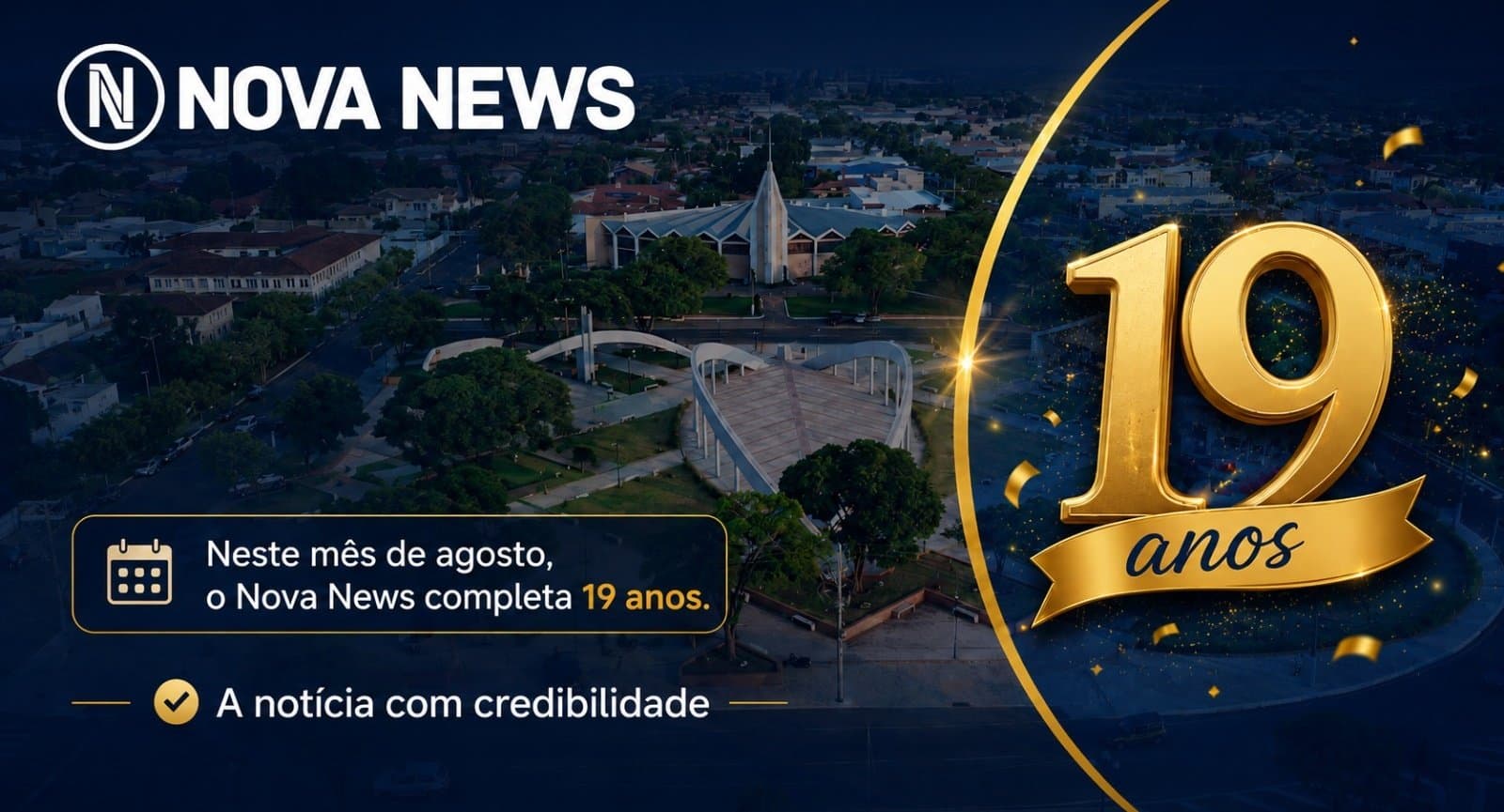 Nova News completa 19 anos: Jornal Eletrônico entrou no ar em 2007, antes da chegada do WhatsApp!