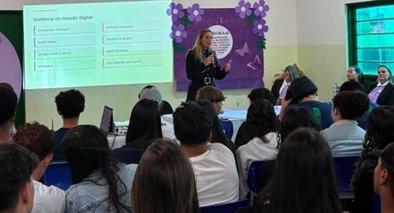 MPMS promove reflexão sobre relacionamentos saudáveis e violência entre estudantes em Novo Horizonte do Sul