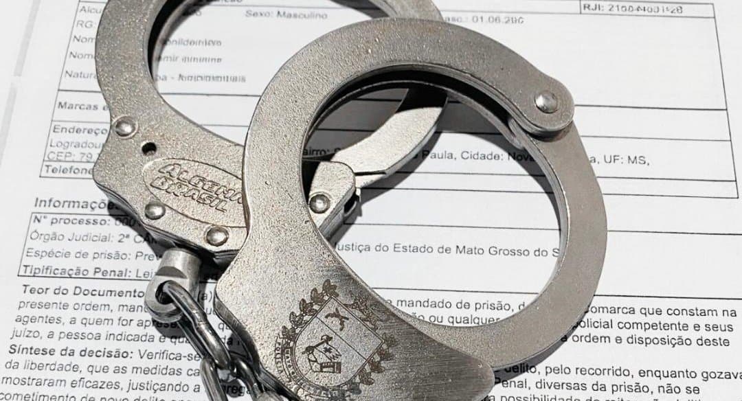Polícia Militar cumpre dois mandados de prisão no município de Ivinhema