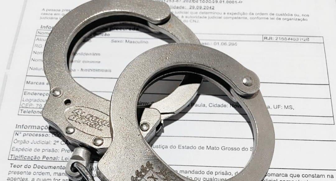 PM cumpre dois mandados de prisão durante ações em Nova Andradina