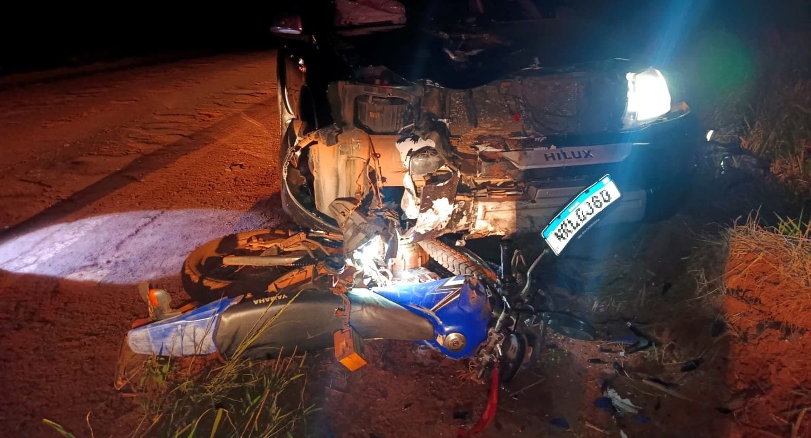 Motociclista morre vítima de grave acidente ocorrido na região de Ivinhema